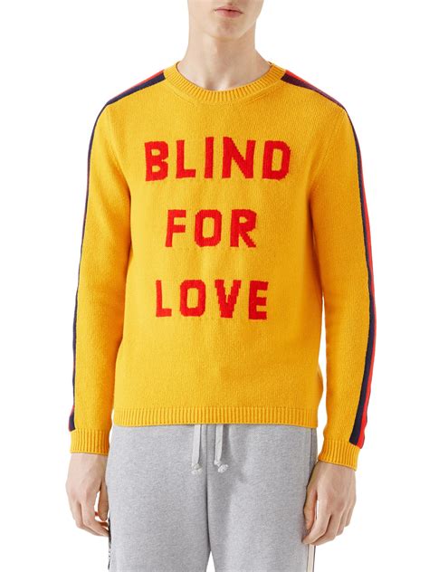 blind for love gucci sweater price|gucci blind for love On Sale .